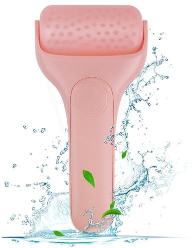 LATME Rullo di ghiaccio per viso, occhi, regali da donna, rullo massaggiatore viso gonfiore, emicrania sollievo dal dolore e lesioni minori