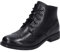 Josef Seibel Damen Schnürstiefeletten Simona 08,Weite G (Normal),Wechselfußbett,reißverschluss,Stiefel,Bootee,Booties,schwarz,40 EU