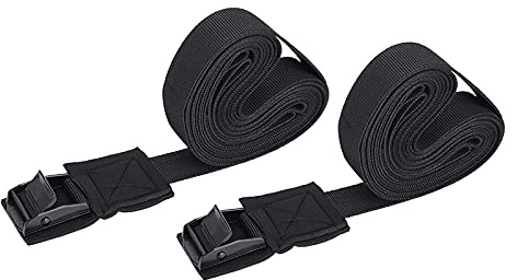 Kajakfäste, 2 st Surfbräda Kajak Surrningsband Heavy Duty Cam Spänne Surrningsband för Bindning Snowboard Surfbräda Kanotkajak