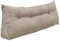 chilly pilley® Stützkissen Cord Rückenkissen Lesekissen Bettkissen Wandkissen Keilkissen Bettstützkissen viele Farben, 140x50x20 (Creme)