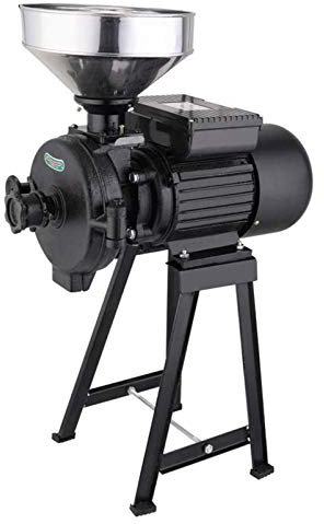 Grinding Mill，Commercial Commercial Mill Grinder 1500W Electric Grain Dry Feed Flour Milling Machine Cereals Grinder Rice Corn Coffee Wheat with Funnel