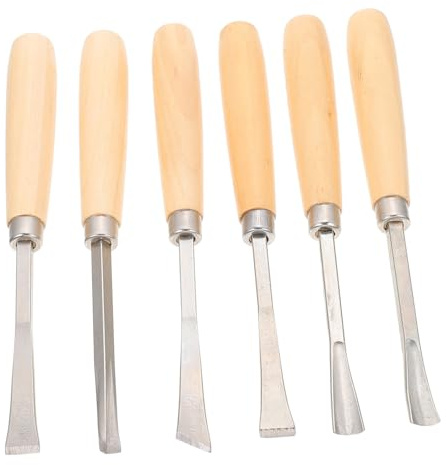 GARIOUANS 6piezas Herramientas Para Tallar Madera Juego De Cuchillos Multifuncionales Para Tallado y Grabado Herramientas Para Carpintería Para Proyectos De Bricolaje