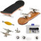 Mini-Griffbrett, Professionelle Finger Skateboard Ahorn Holz DIY Montage Skateboarding Spielzeug Sport Spiele Kinder (Weiß)