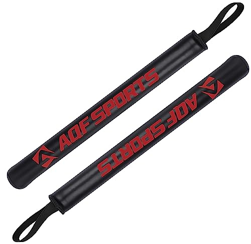 AQF Boxing Sticks Pair for Muay Thai & MMA Training Boxing Equipment Target Stick (Black & Red)