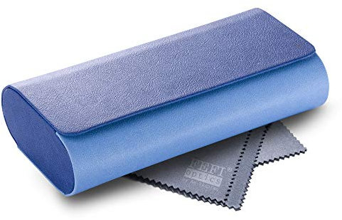 FEFI - Hardcase Doppel-Brillenetui für zwei Brillen (blau)