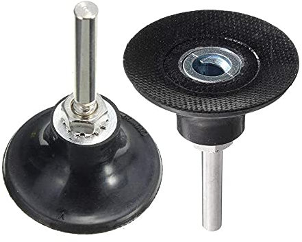 Besgle Roloc-Scheibenhalter, 5.1 cm Durchmesser, Rollenschloss, Schleifdorn zum schnellen Wechseln der Schleifmaschine, Schleifen, Polieren von Oberflächen