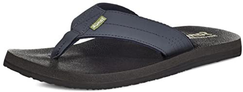 Sanuk Herren Bier-Cozy Untersetzer Flipflop, Navy, 42 EU