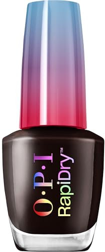 OPI RapiDry™ Quick-Dry Lack - Hi Speed! Brauner Nagellack - Veganer, Wischfester & Schnell Trocknender Nagellack (9 ml)