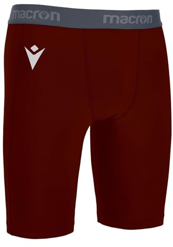 Macron Bermuda Scaldamuscoli Oak Calcio Sport Granata (L)