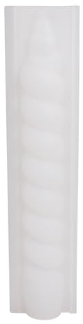Rayher Moule en silicone pour bougie torsadée, transparent, 1 pce., ø 2cm, H. 19,5cm, pour cire, pour bougeoir, bougies, décoration-36199000