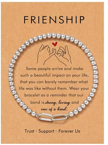 OBSUN Friendship Bracelets, Birthday Gifts for Women Bestie Friend Gifts for Women Friendship (Friendship Circle)