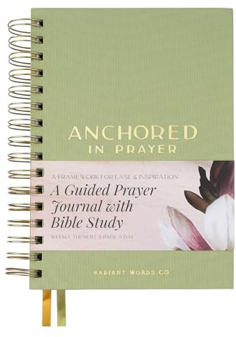 Prayer Journal with Bible Study - 20 Weeks Guided Daily Prayer Journal for Woman to Strengthen Faith and Practice Gratitude - Religious Gift for Spritual Growth