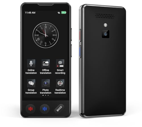 Language Translator Device No WiFi Needed, 2026 Upgraded AI Translator, Support 150 Languages Voice Instant Two-Way Translation, Offline/Recording/Photo Translator for Business Travel