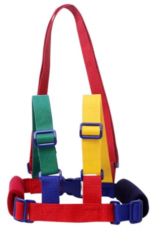 Toddler Reins For Walking 1-3 Years Reins For Toddlers Boys Toddler Leash & Harness for Child Safety,2 in 1 Anti Lost Wrist Link Baby Walking Harness for 0-5 Years Kids (Yellow&Green) Toddler Reins