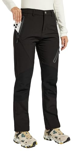Willit Women's Snow Pants Waterproof Warm Winter Hiking Outdoor Pants Insulated Cold Weather