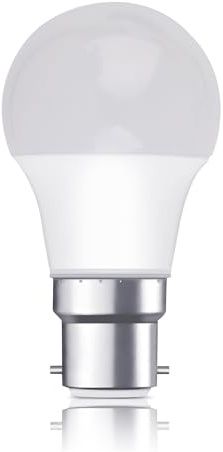Bright Source Dimmable Opal Frosted LED GLS Bulb, 8.5W, 806lm, B22 Bayonet, 3000K Warm White