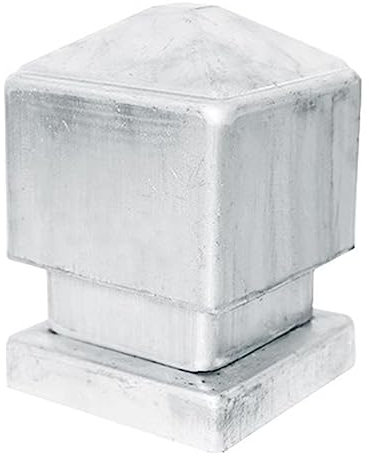 Copertura superiore per recinzioni in ferro zincato, per recinzioni esterne, cassette postali, ponti, 2 pezzi