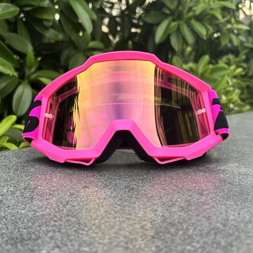IZHAOGJING Gafas de Motocross IZHAOGJING Gafas de Moto Gafas de Motocross Gafas de Sol Todoterreno para Hombre Máscara de Protección a Prueba de Viento Gafas de Ciclismo de Carreras IOOXI09