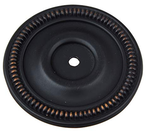 GlideRite 2-1/2 in. Round Cabinet Back Plate in Oil Rubbed Bronze (5 Pack)