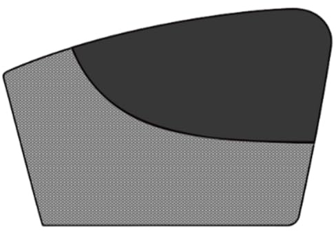Bilnyanser för sidofönster, magnetiskt nät mörkläggning | 71 x 47 cm fordon sidofönster skärmar för SUV lastbil husbil resa camping väg resa pendling
