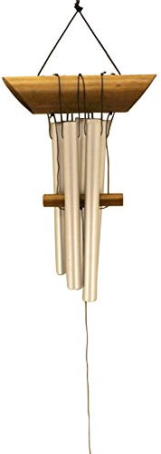 Circa 70cm vento Chime suono gioco Feng Shui legno bambù metallo Cina