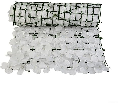 Pantalla de valla de privacidad de hojas de cerezo, decoración de pared artificial para patio, patio, valla de seto para jardín, color