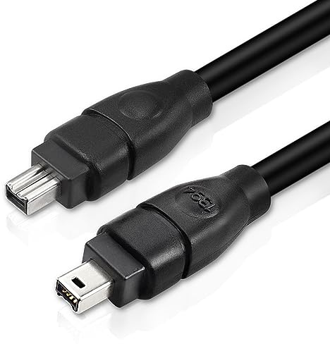 MEIRIYFA Cavo FireWire da 4 pin a 4 pin da 1,8 m IEEE 1394B 400 a 400 per laptop, PC, videocamera e altro