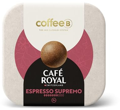 CoffeeB Kaffee Espresso Supremo- Coffee Balls für CoffeeB Kaffeemaschinen, 100% Arabica - das Kapselsystem ohne Kapsel (10x9)