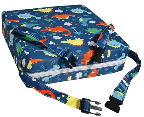 Sedile rialzato per tavolo da pranzo | Cuscino per sedia lavabile con cuscino rialzato regolabile | Cuscino per seggiolino rialzato per bambini spesso e confortevole per la cena dei | Cuscino