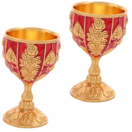 COLLBATH 2piezas De Retro Copas De Vintage Para Bodas y Celebraciones Decoración Elegante Para y Reuniones