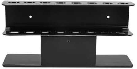 Dart Rack - schwarz an der Wand montiertes Dart Rack, Dartboard Wandhalter | Dart-Präsentationsständer, Dart Ständer Display Halter für bis zu 8 Darts, Darthalter für die Wandmontage