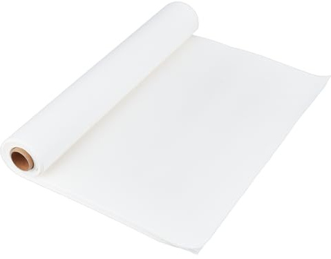 BENECREAT 110 Sheets Artist Teabag Paper, 42x42cm White Handmade Wet Strength Tissue Paper for Painting, Collage, Cyanotype, Origami, Printmaking, 0.1mm Thick
