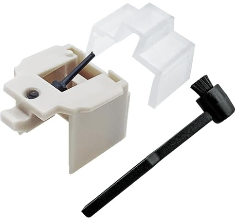 ATN3600L Diamond Record Player Needle, Replacement for Audio-Technica AT-LP60 AT-LP60USB Turntable Stylus (including 1x Turntable Stylus Brush and 1x Stylus Guard Cover)