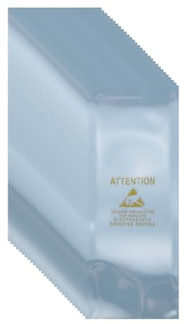 QUARKZMAN 100 Stück Antistatische Beutel, 6 x 15cm Offene Oberseite ESD Abschirmbeutel Mit Etiketten Für Festplatte HDD SSD Elektronische Geräte Hauptplatinen Silber Grau