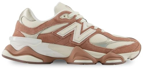 New Balance 9060 Sneakers Donna, Beige/Marrone/Silver, 38.5 EU - U9060ERP