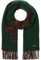 FRAAS Cashmink Weihnachtsschal Merry Christmas - warmer Schal mit Karo-Muster für Damen und Herren - 56 x 200 cm - Made in Germany Antique Green