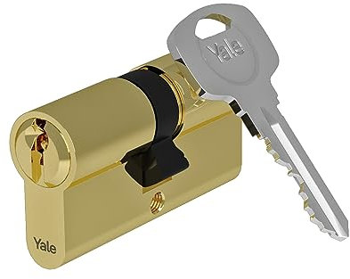 Yale 500 Plus Serie Euro Cilindro - Doppio - 30/40 - Ottone lucidato - Quantità di cartone 1