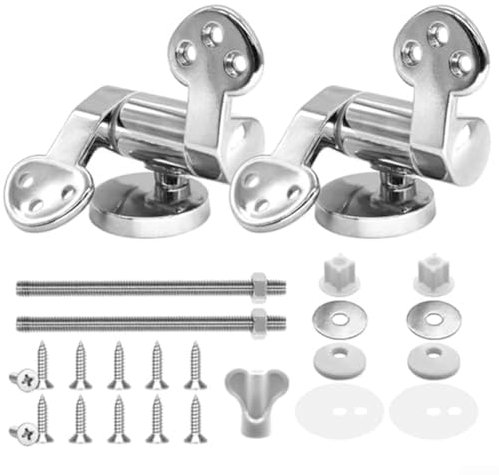 Kit de charnière de siège de toilette avec fermeture douce pour une installation rapide (A)