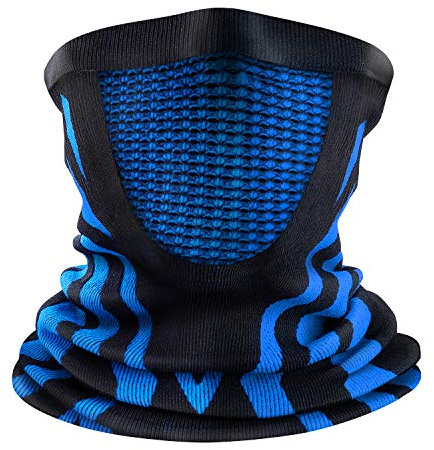 ENONEO Calentador de Cuello Mascarilla Moto para Hombre Mujer Alta Elasticidad Braga Cuello Ciclismo Termica Transpirable Pasamontañas Esqui Bandana Cuello para Running Bicicleta