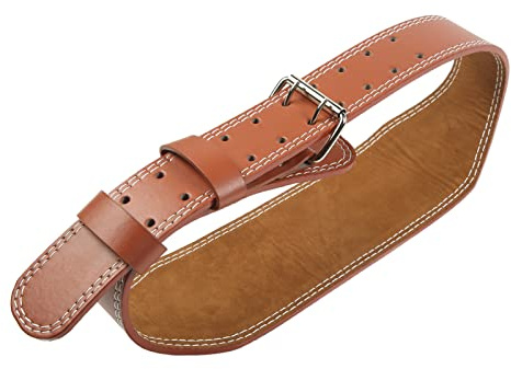 Sport Deadlift Belt for Men with Wear-resistant Weightlifting Belt (Brown)