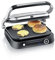 SEVERIN KG 2395 Multi-Grill Fleisch, 7 Automatikprogramme, Multifunktions-Elektrogrill für Gemüse, Steaks und Paninis, Fleischgrill mit Antihaftplatten, 1800 W, Edelstahl/Schwarz, KG 2395