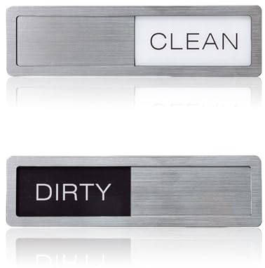 GlamRays ren/smutsig skjutskylt ren smuts diskbricka diskmaskin magnet skylt diskmaskin kökstillbehör diskmaskin magnet köksprylar