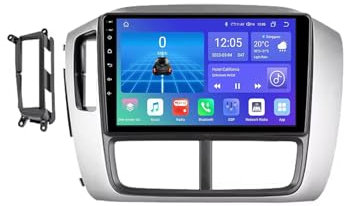 Android 9 Inch Touchscreen Car Radio Stereo for Honda Pilot 1 2005-2008 with Carplay Android Auto GPS Navigation with BT 4G/WiFi USB Mirror Link FM Auto Parts(6+128G)