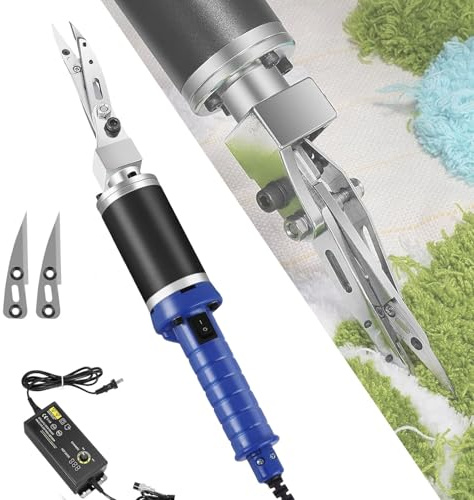Forbici elettriche for intaglio di tappeti da 200 W, forbici for incisione, rifinitura e modellazione, taglia tappeti da 0 a 4000 giri/min for forniture for cucito e taglio