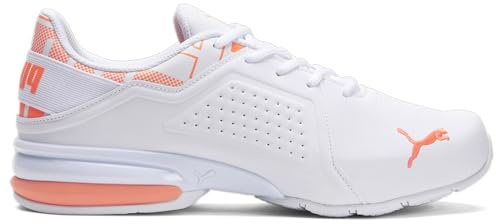 Puma Viz Runner Baskets de Course pour Homme, Blanc White Blac, 46 EU