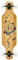 AreA AOB Longboards - Longboard Drop Through mit ABEC 7 - Longboard medium Flex aus Ahorn für Freeride, cruisen (Compass)