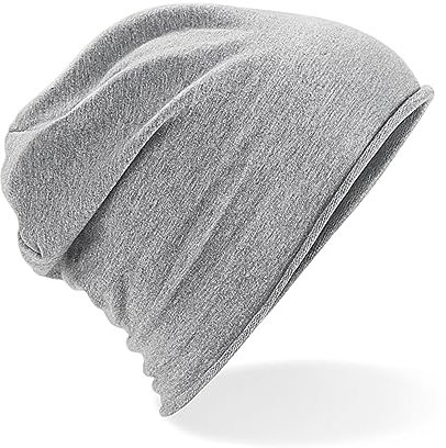 GIDUTEX Beanie Slouch leichte und weiche Mütze Unisex (Heather Grey)