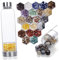 PRETYZOOM Flasche Wasserflasche Edelstein Quarz Kristall Hydrotherapie Glas Tasse