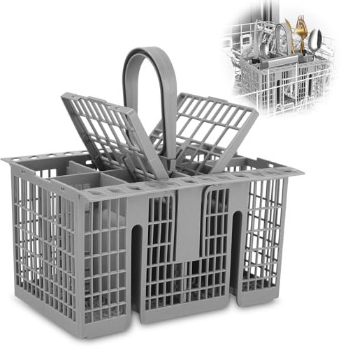 Tixexo Panier à Couverts Universel pour Lave-vaisselle, Accessoires pour Hotpoint/Indesit/C00257140/C00386607, Porte Couverts pour Lave-Vaisselle,Dapté à Différents Lave-vaisselle