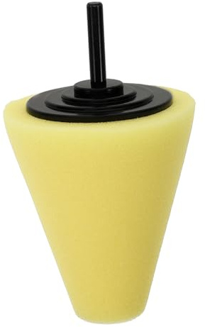Ciieeo Spugna Lucidante Conica per Cerchi Auto Tampone Levigante per Trapano Kit Versatile per Rimozione Graffi e Pulizia Mozzi